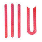 One Font U-shaped Reflective Strip for Xiaomi M365 Pro Electric Scooter Front and Rear Wheels