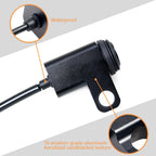 2 PCS / Set Motorcycle LED Lights Rearview Mirror Left And Right Switches Waterproof Boat-Shaped Switches, LED Lights Switch