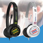 DANYIN DT326 Head-mounted Desktop Computer Children Learning Wire Headset with Microphone, Cable Length:1.8m, DT326 3.5mm Two-hole White, DT326 3.5mm Two-hole Black, DT326 Single Hole Four-level White, DT326 Single Hole Four-level Black                ...
