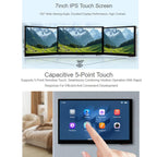 WAVESHARE ESP32-P4-WIFI6 7-Inch Five-Point Touchscreen Development Board 1024x600 Resolution, Basic, Includes OV5647 Camera