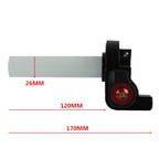Motorcycle Modification Can See Through Bearing Color Roller Oiler Seat Big Screw Oil