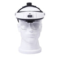 The Elderly Reading And Repairing Magnifying Glass With 2 LED Lamp Head-Mounted HD Magnifying Glass, 81001-H