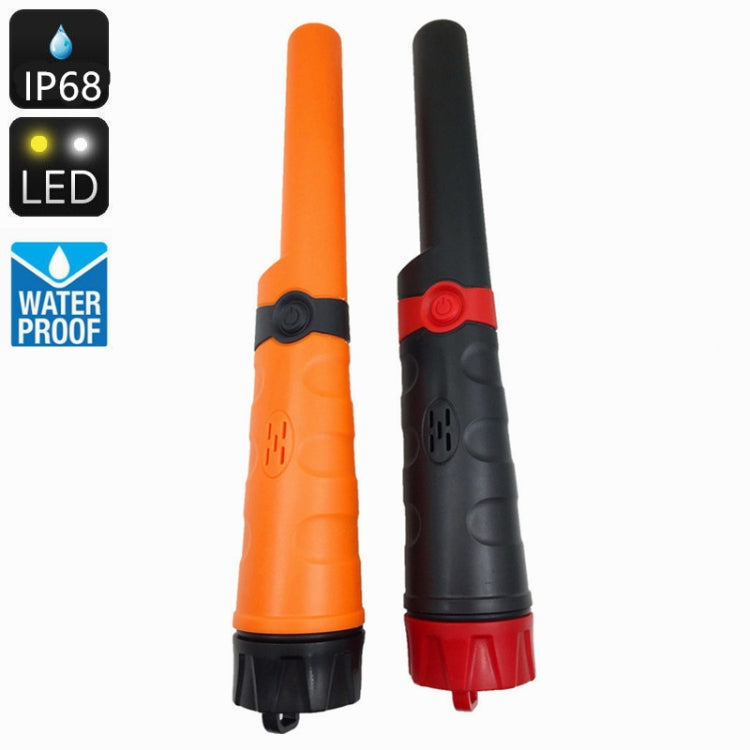 MD970 Waterproof High Sensitivity Metal Positioning Rod Adjustable Sensitivity Metal Detector, Positioning Rod (Orange), Positioning Rod (Black)