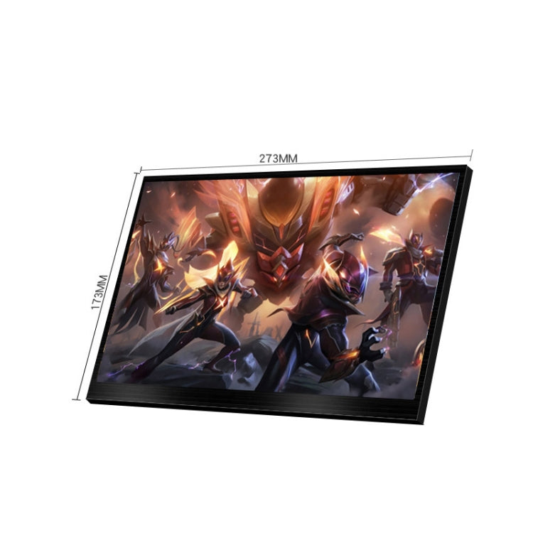 ZGYNK TPZ1303 Type-c Portable Computer Extender Display, US Plug, 10.1 inch 2560x1400, 11.6 inch 1920x1080, 13.3 inch 1920x1080, 13.3 inch 2560x1400, 14.1 inch 2560x1400, 15.6 inch 1920x1080, 15.6 inch 3840x2160