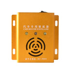 Car Mouse Repeller Ultrasonic Electronic Car Mouse Repeller Sound And Light Combined Mouse And Insect Repeller, Sound And Light Combined Gold