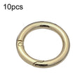 10pcs Zinc Alloy Spring Ring Metal Open Bag Webbing Keychain, Half-inch Light Gold, Half-inch Black, Half-inch Silver, 2 inch Light Gold, 2 inch Black, 2 inch Silver