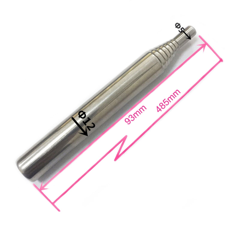 Camping Survival Blow Fire Tube Emergency Fire Starting Retractable blowpipe, 8 Sections