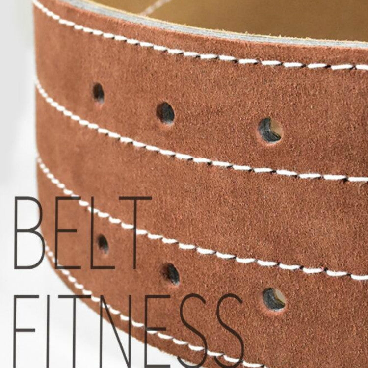 EADEN Cowhide Fitness Waist Protective Belt Squat Weightlifting Waist Support, M, L, XL