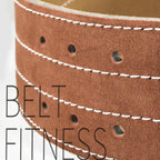 EADEN Cowhide Fitness Waist Protective Belt Squat Weightlifting Waist Support, M, L, XL