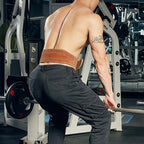EADEN Cowhide Fitness Waist Protective Belt Squat Weightlifting Waist Support, M, L, XL