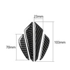 4pcs /Set Carbon Fiber Anti-Collision Stickers For Volkswagen Magotan/CC Left-Hand Drive
