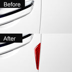 4pcs /Set Carbon Fiber Anti-Collision Stickers For Volkswagen Magotan/CC Left-Hand Drive
