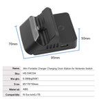 Video Projection Converter Cooling Portable Charging Base For Switch, HDMI, Bluetooth, Keyboard and Mouse, Network Card