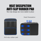 Video Projection Converter Cooling Portable Charging Base For Switch, HDMI, Bluetooth, Keyboard and Mouse, Network Card