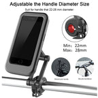 Motorcycle Rearview Mirror Mobile Phone Bracket Locomotive Mobile Phone Bracket Bicycle Handle Waterproof Bracket, Waterproof Bracket