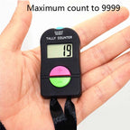 Large-Screen Electronic Digital Display Counter Manual Counter with Lanyard, Manual Counter (Add or Subtract), Manual Counter (Only Add)