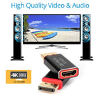 DP to HDM Adapter Displayport/M to AF 4K Adapter