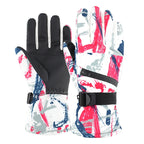 Winter Thermal Ski Gloves Outdoor Waterproof Velvet Gloves Thickening Touch Screen Motorcycle Gloves, M, L, XL