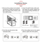 OImaster MR-6601 Six-Bay Optical Drive Hard Disk Box, MR-6601