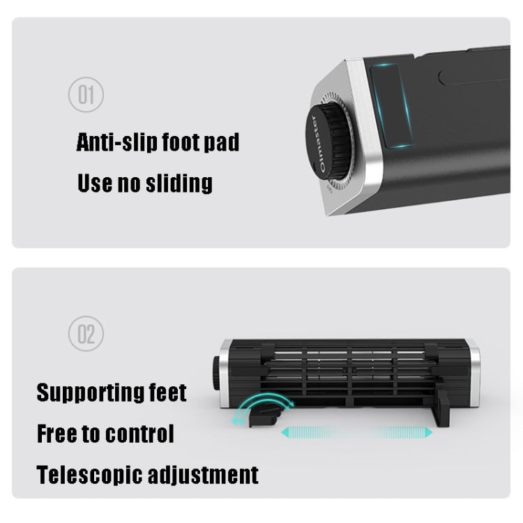 Olmaster Notebook High Air Volume Radiator USB Fan Bracket, Round CF-1691, Square CF-1692, Square RGB CF-1692RGB