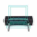 Olmaster Notebook High Air Volume Radiator USB Fan Bracket, Round CF-1691, Square CF-1692, Square RGB CF-1692RGB