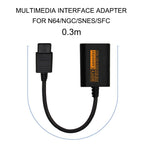 720P Retro Game Console Video Converter HDMI Converter for NGC/N64/SNES/SFC