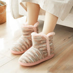 Winter Non-Slip Thick-Soled Indoor Cotton Slippers Home Boots, 34-35, 36-37, 38-39, 40-41