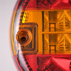 4 Inch 20 LEDs10-30V Wide Pressure Truck Tail Light 20LED Round Truck Tail Light Bread Light, 20 LEDs 10-30V