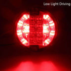 4 Inch 20 LEDs10-30V Wide Pressure Truck Tail Light 20LED Round Truck Tail Light Bread Light, 20 LEDs 10-30V