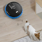 KeLeDi Household Multifunctional Mopping Robot Intelligent Humidifier Automatic Atomizing Aroma Diffuser, Black, White, Red