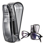 Multi-Function Glasses Case Atuo Car Accessories Sunglasses Holder Auto Fastener Ticket Clip, Sunglasses Holder