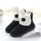 Autumn And Winter Non-Slip Home Cotton Boots Thick Warm Cotton Slippers, 35-36, 37-38, 39-40