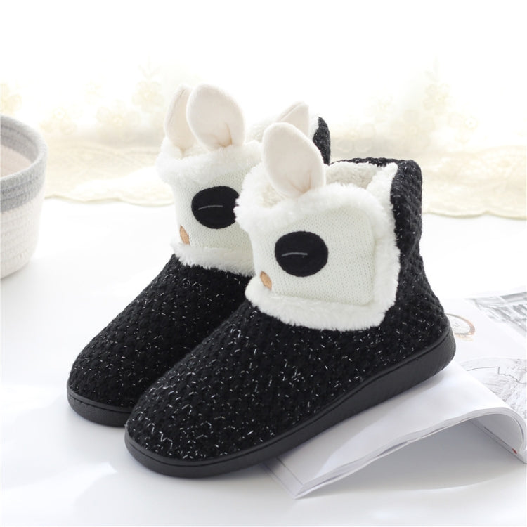 Autumn And Winter Non-Slip Home Cotton Boots Thick Warm Cotton Slippers, 35-36, 37-38, 39-40