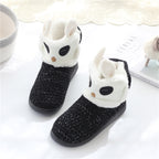 Autumn And Winter Non-Slip Home Cotton Boots Thick Warm Cotton Slippers, 35-36, 37-38, 39-40