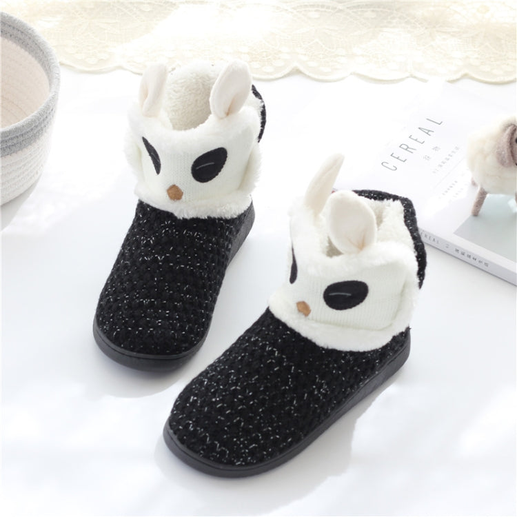 Autumn And Winter Non-Slip Home Cotton Boots Thick Warm Cotton Slippers, 35-36, 37-38, 39-40