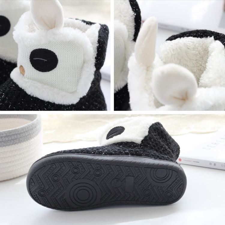 Autumn And Winter Non-Slip Home Cotton Boots Thick Warm Cotton Slippers, 35-36, 37-38, 39-40
