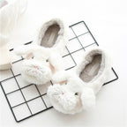 Autumn And Winter Indoor Cartoon Warm Cotton Slippers, S(35-36), M(37-38), L(39-40)