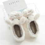 Autumn And Winter Indoor Cartoon Warm Cotton Slippers, S(35-36), M(37-38), L(39-40)