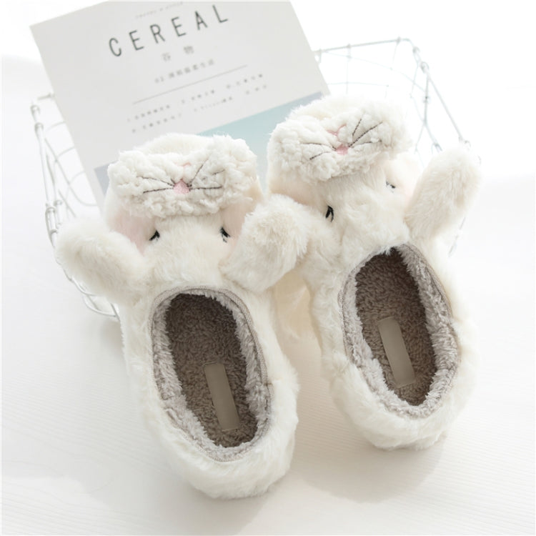 Autumn And Winter Indoor Cartoon Warm Cotton Slippers, S(35-36), M(37-38), L(39-40)