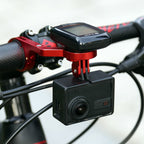 Bicycle Mountain Bike Aluminum Alloy Code Table Stand Universal Code Table Extension Flashlight Bracket, Red, Black, Gray