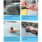2 PCS Glass Rain Repellent Cleaner Wiper Car Windshield Rain Repellent Cleaner Car Supplies, Rain Repellent, Oil Film Removal, Defogging Agent