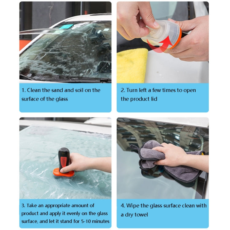 2 PCS Glass Rain Repellent Cleaner Wiper Car Windshield Rain Repellent Cleaner Car Supplies, Rain Repellent, Oil Film Removal, Defogging Agent