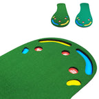PGM GL002 Indoor Golf Putting Trainer Big Feet Mini Golf Practice Blanket, Woolen Blanket, Lawn