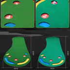 PGM GL002 Indoor Golf Putting Trainer Big Feet Mini Golf Practice Blanket, Woolen Blanket, Lawn