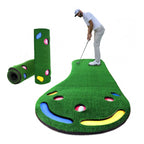 PGM GL002 Indoor Golf Putting Trainer Big Feet Mini Golf Practice Blanket, Woolen Blanket, Lawn