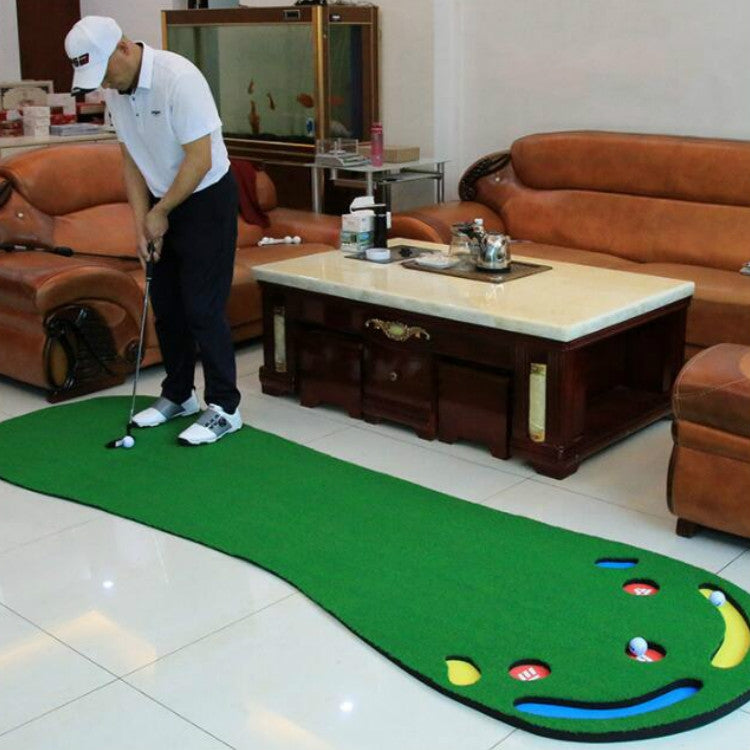 PGM GL002 Indoor Golf Putting Trainer Big Feet Mini Golf Practice Blanket, Woolen Blanket, Lawn