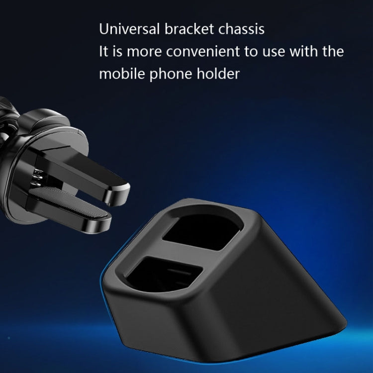 5 PCS Car Phone Holder Base Universal Car Air Outlet Clip Bracket Base, Black, Silver, Gold, Green, Tarnish, Red, Wood Grain 1, Wood Grain 2, Wood Grain 3, Carbon Fiber, Silver Reflective, Rose Gold Reflective, Golden Reflection