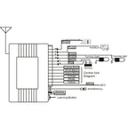 5pcs /Set Car Remote Control Central Lock Keyless Entry System 12V Universal Model Key, TSK-405-321