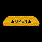OPEN Reflective Tape Warning Mark Bicycle Accessories Car Door Stickers, Yellow, White, Red, Blue
