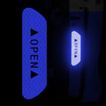OPEN Reflective Tape Warning Mark Bicycle Accessories Car Door Stickers, Yellow, White, Red, Blue